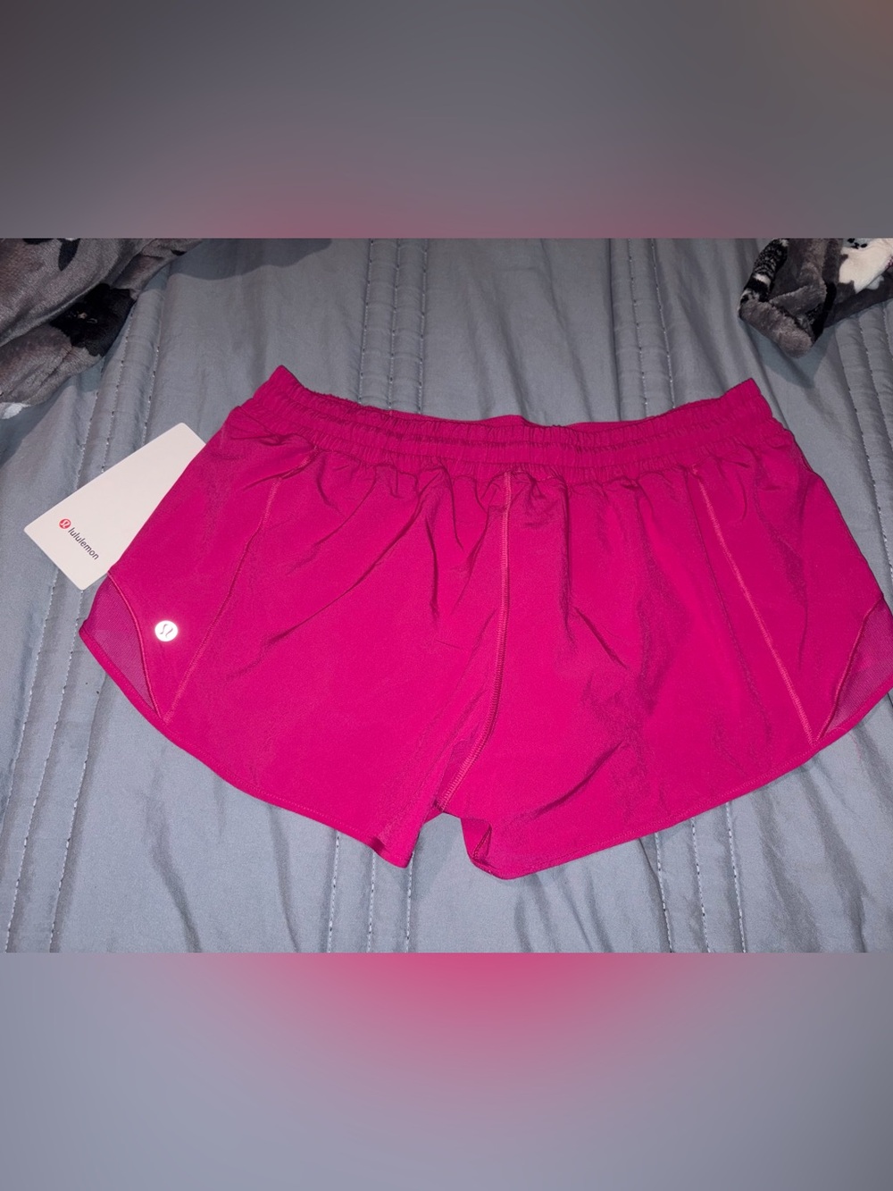 lululemon athletica Bright Pink Athletic Running Shorts - Picture 2 of 4